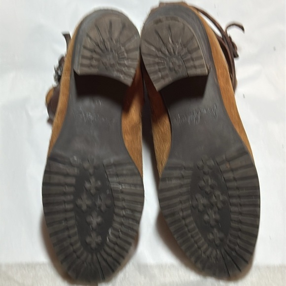 Sam Edelman Hannah brown suede ankle boots Sz 6 1/2 - Picture 10 of 12